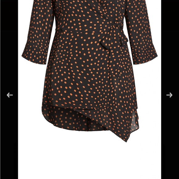 City Chic L/20 Falling Spot Top - Picture 5 of 5